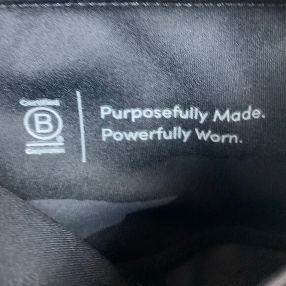 Athleta Camo Contender 7/8 Tights Black Grey Leggings Zip Pockets Size Medium - Picture 12 of 12